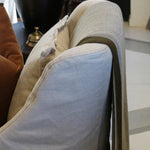 Dunedin Olive & Ivory Throw Boucle Weave - Pure Apotheca