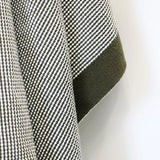 Dunedin Olive & Ivory Throw Boucle Weave - Pure Apotheca