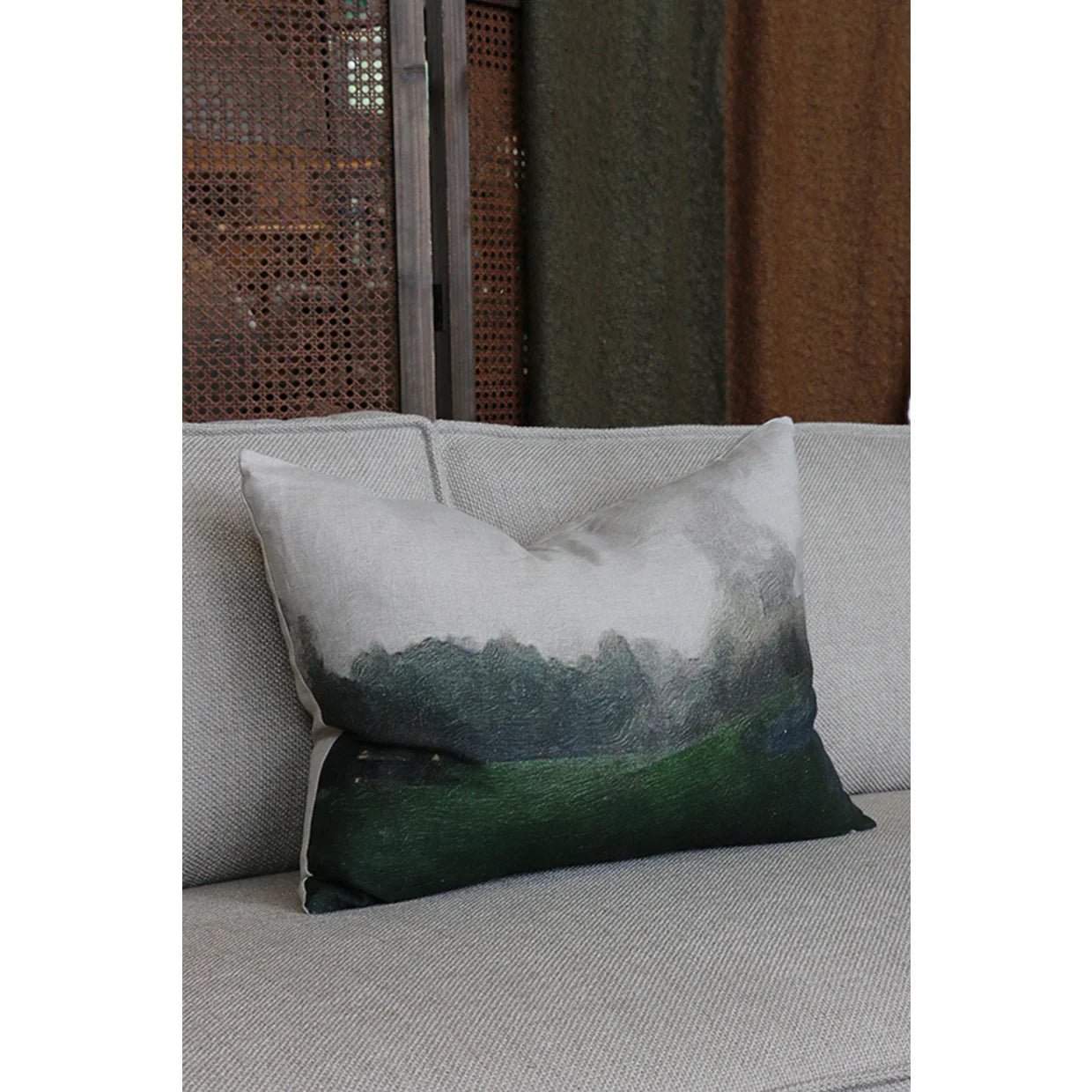 Dusk at Huka Lumbar Cushion Cover 40x60cm - Pure Apotheca