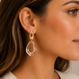 Kandace Oval Drop Earrings