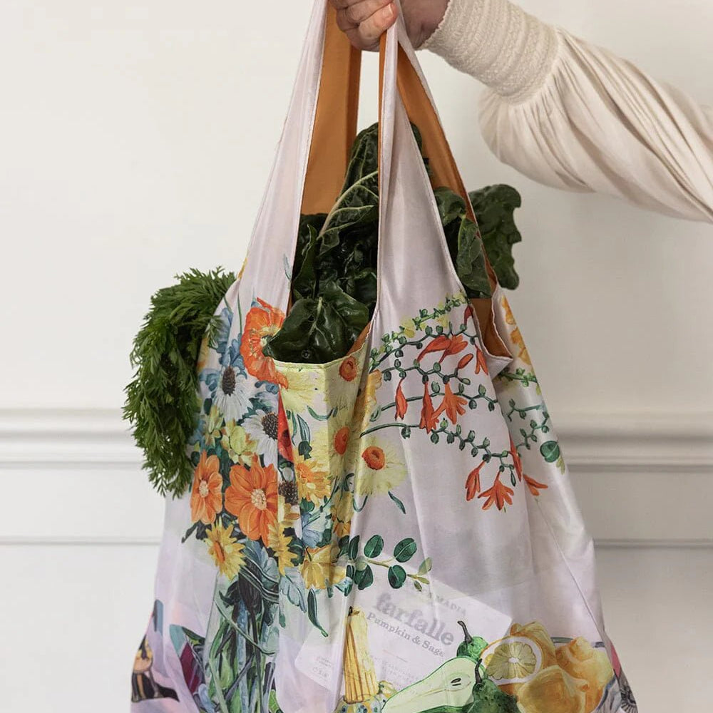 Early February Bouquet Reusable Large Shopping Bag - Pure Apotheca