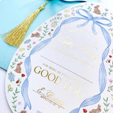 Easter Bunny Good Egg Certificate and Envelope Blue - Pure Apotheca