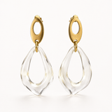 Kandace Oval Drop Earrings