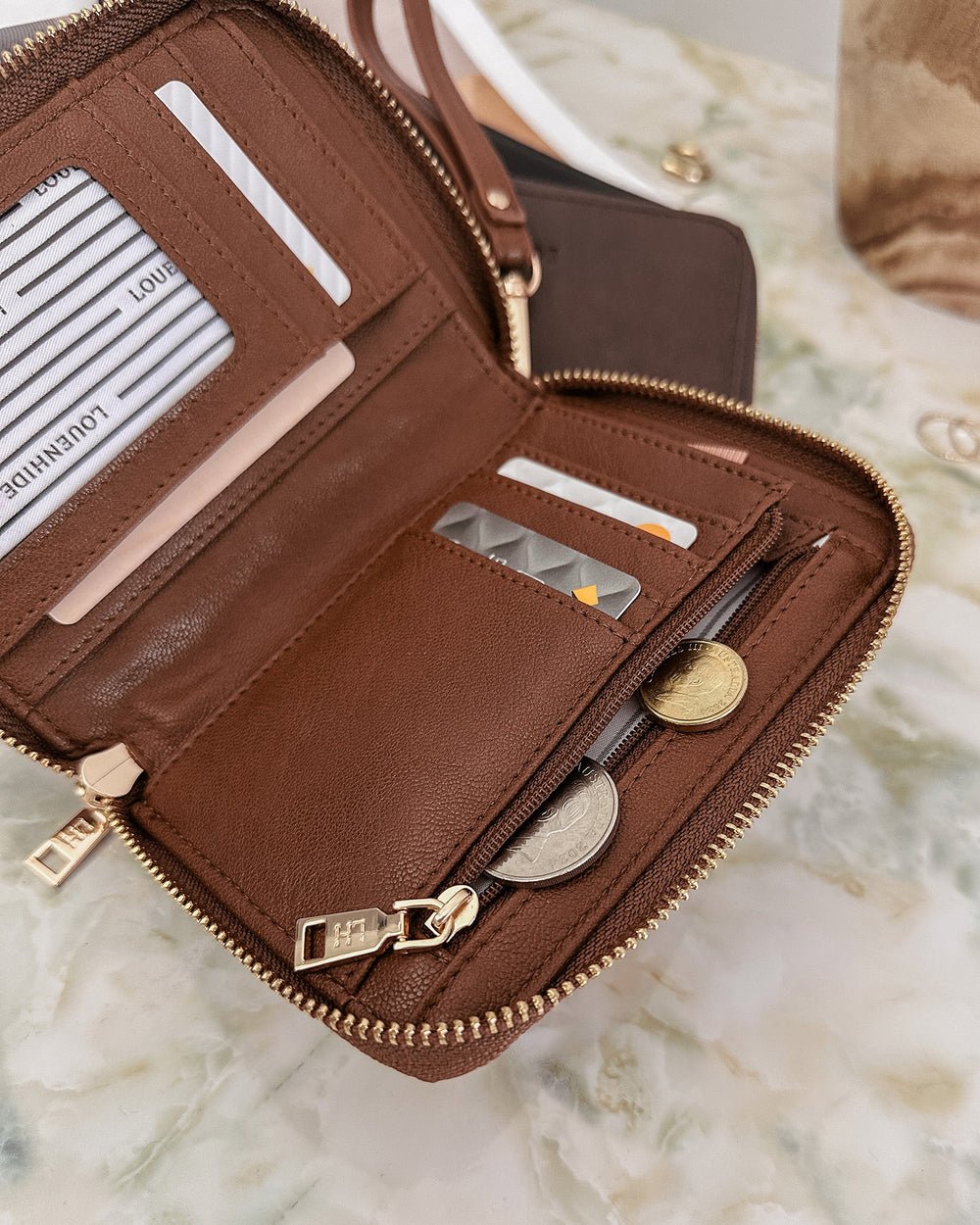 Eden Wallet Saddle Cognac - Pure Apotheca