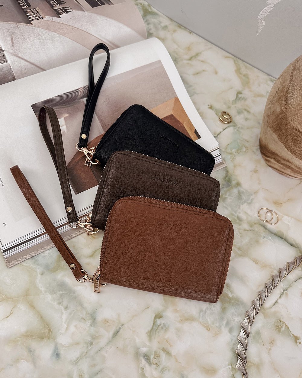 Eden Wallet Saddle Cognac - Pure Apotheca