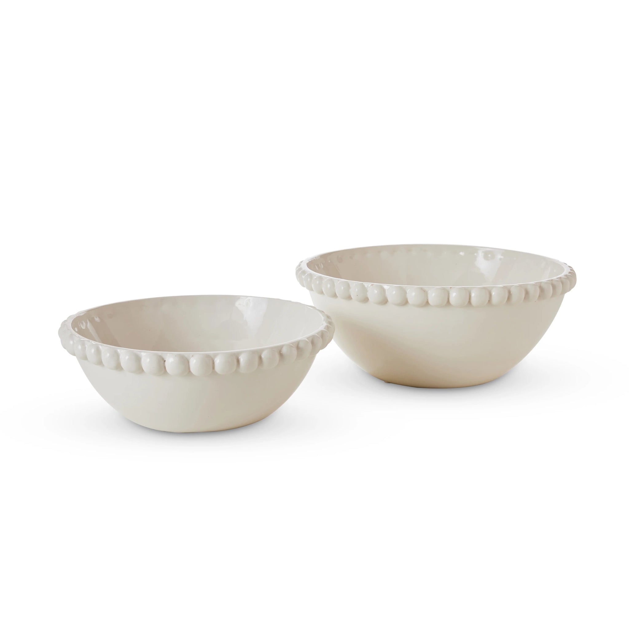 EDEN WHITE LARGE BOWL SET 2 - Pure Apotheca