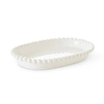 EDEN WHITE OVAL PLATTER 31X22X4.5CM - Pure Apotheca