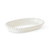 EDEN WHITE OVAL PLATTER 31X22X4.5CM - Pure Apotheca