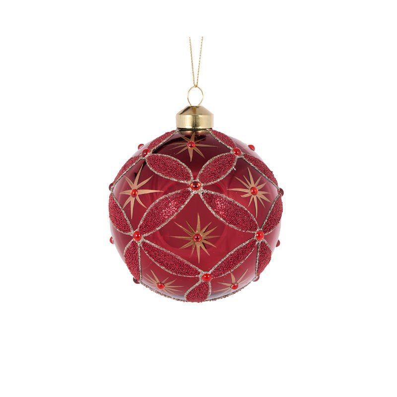 ELABORATE BURGUNDY TWINKLE BAUBLE - Pure Apotheca