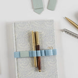 Elastic Book Strap Dusk Blue - Pure Apotheca