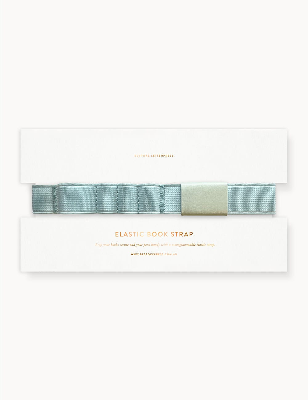 Elastic Book Strap Dusk Blue - Pure Apotheca