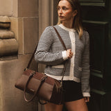 Eleanor Shoulder Bag Chocolate - Pure Apotheca