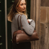 Eleanor Shoulder Bag Chocolate - Pure Apotheca