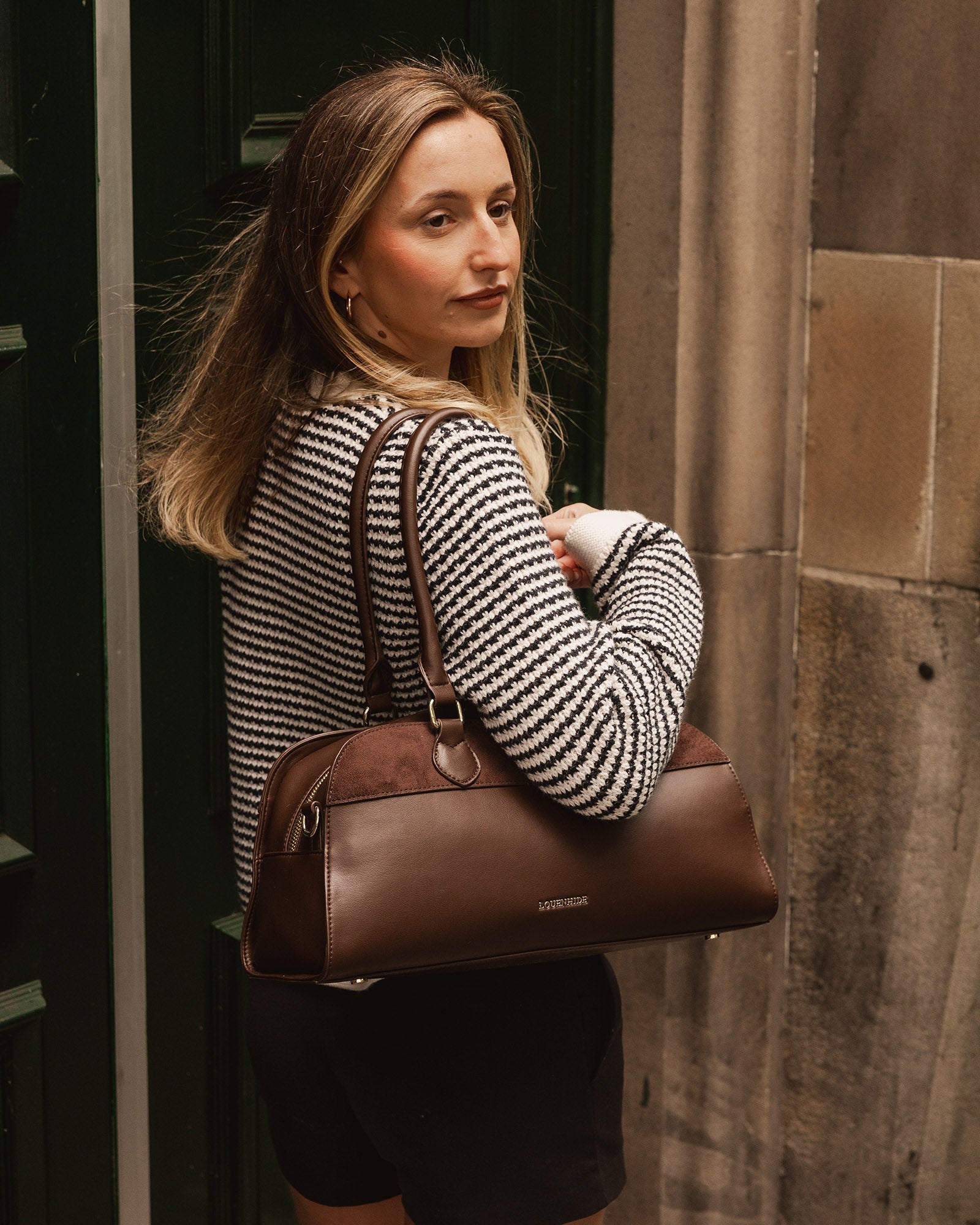 Eleanor Shoulder Bag Chocolate - Pure Apotheca