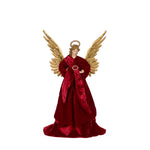 ELEGANT BURGUNDY ANGEL TREE TOPPER - Pure Apotheca