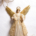 ELEGANT CHAMPAGNE ANGEL TREE TOPPER - Pure Apotheca