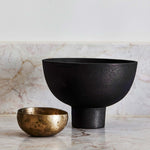 Elliot Black Pedestal Bowl - Pure Apotheca