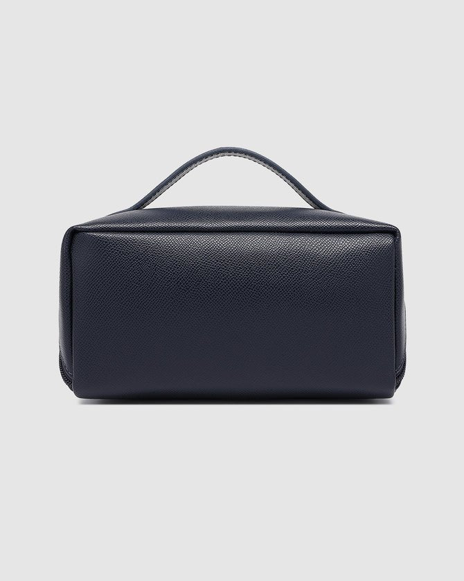 Ellis Makeup Bag Navy - Pure Apotheca