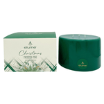 Elume Christmas Frosted Pine Pillar Candle 6x4” - Pure Apotheca