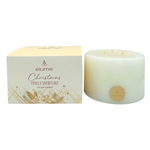 Elume Christmas Vanilla Snowflake Pillar Candle 6x4” - Pure Apotheca