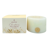 Elume Christmas Vanilla Snowflake Pillar Candle 6x4” - Pure Apotheca
