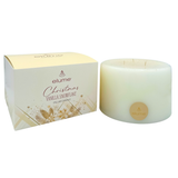 Elume Christmas Vanilla Snowflake Pillar Candle 6x4”