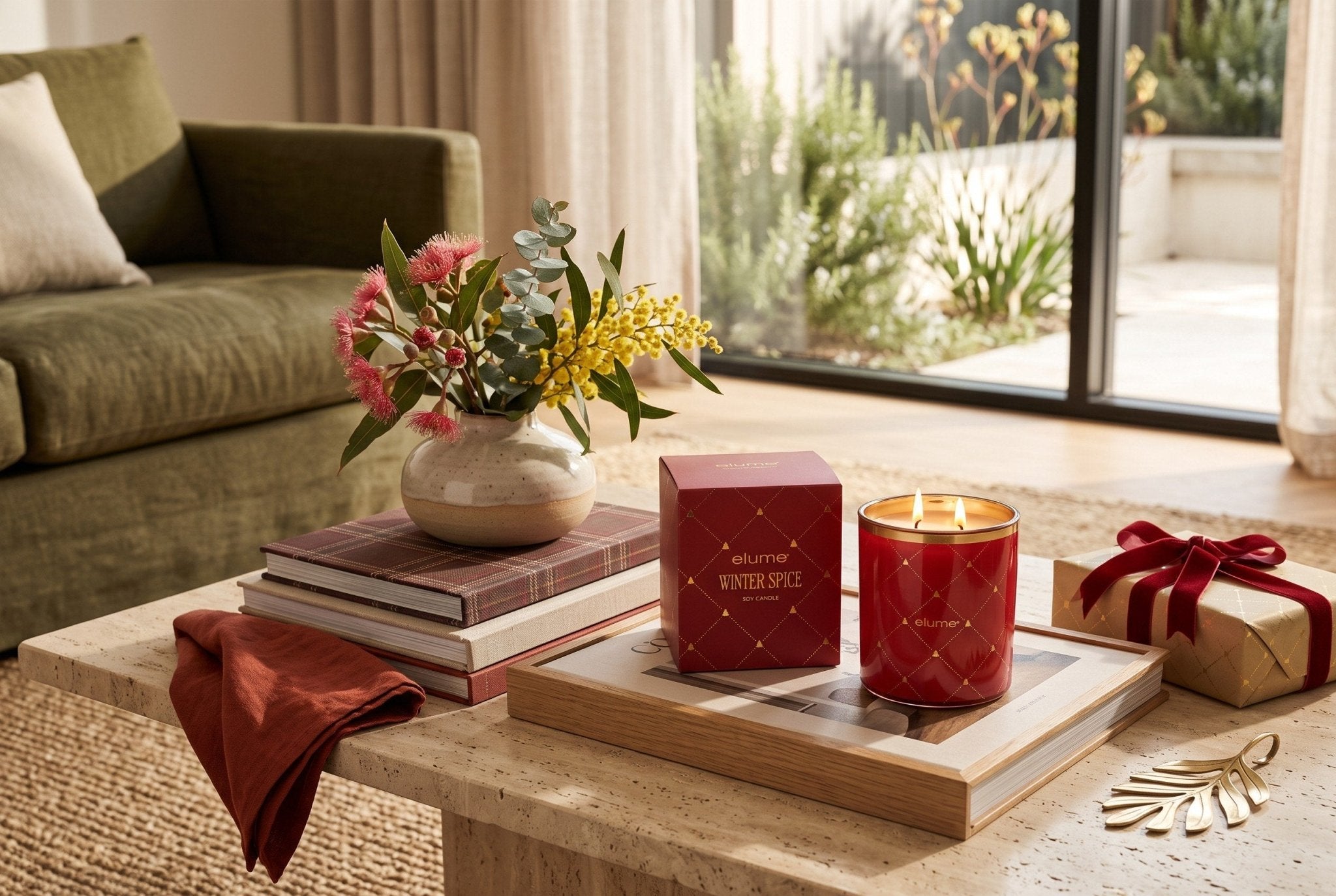 Elume Christmas Winter Spice Soy Candle 400g - Pure Apotheca