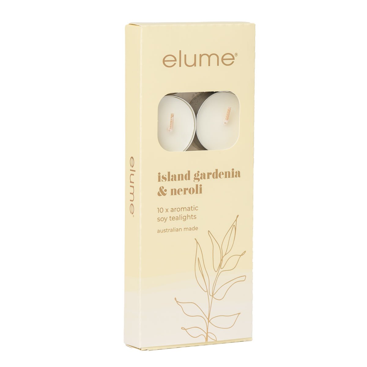 Elume Island Gardenia & Neroli Tealights 10pk - Pure Apotheca