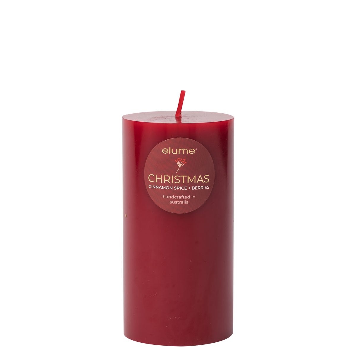 Elume Pillar Candle Cinnamon Spice & Berries 3x6” - Pure Apotheca