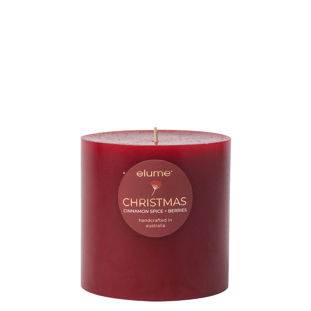 Elume Pillar Candle Cinnamon Spice & Berries 4x4” - Pure Apotheca