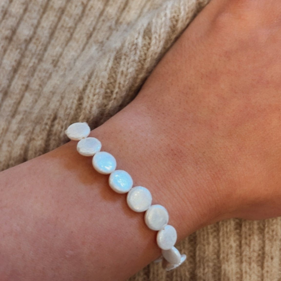 Elyse Coin Pearl Bracelet - Pure Apotheca