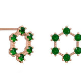 Emerald Festoon Earring - Pure Apotheca