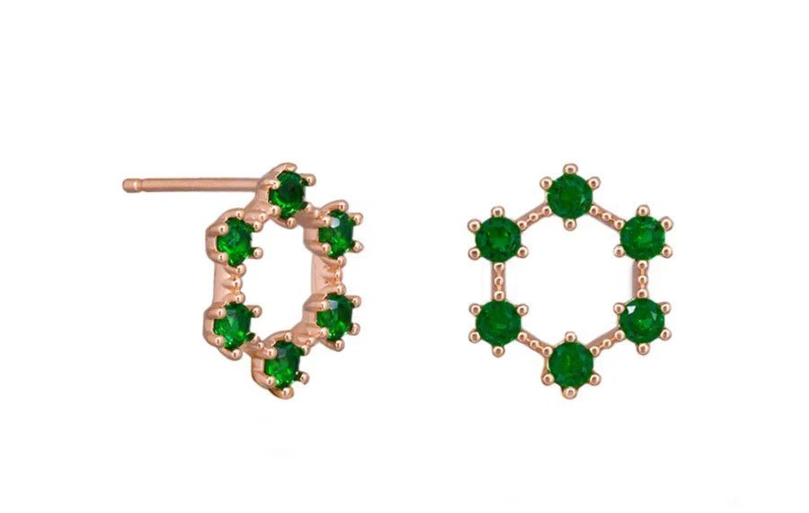 Emerald Festoon Earring - Pure Apotheca