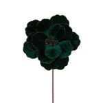 EMERALD SIMPLE LAYERED VELVET FLOWER - Pure Apotheca
