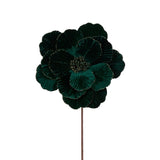 EMERALD SIMPLE LAYERED VELVET FLOWER - Pure Apotheca