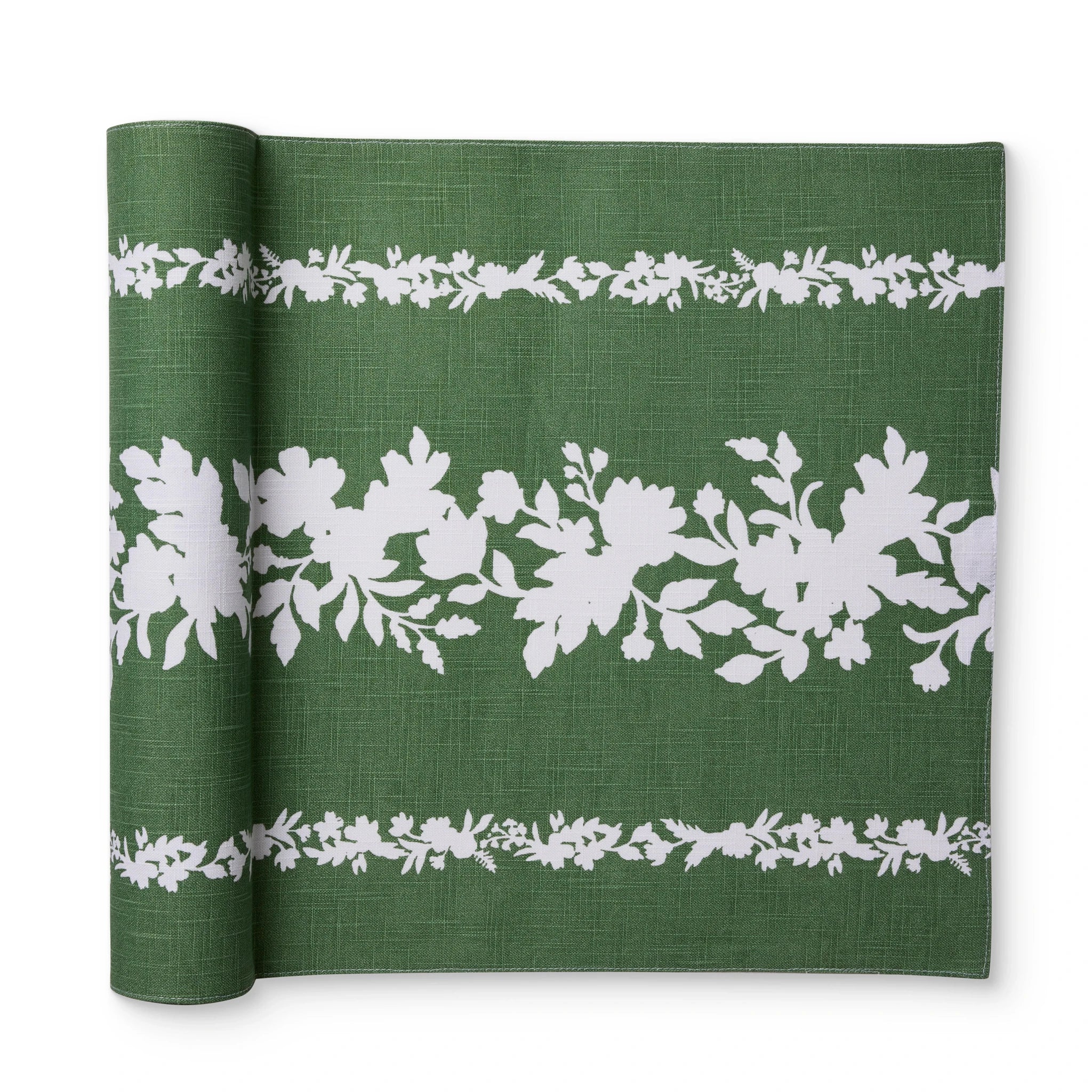 EMERSON GREEN TABLE RUNNER 40X200CM - Pure Apotheca