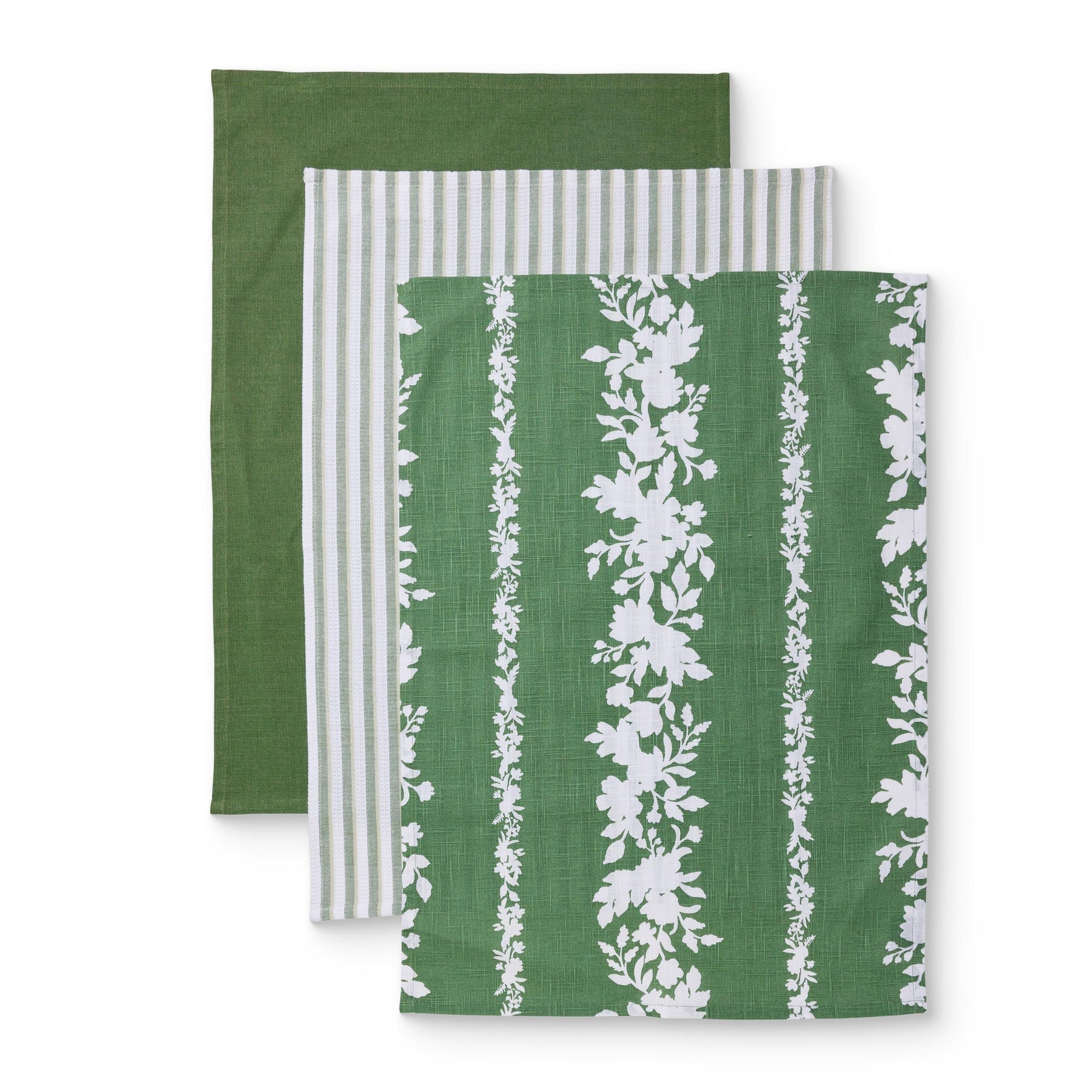 EMERSON GREEN TEATOWEL 3/PK - Pure Apotheca