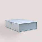 Emilia Ribbed Lounge PJ Set Powder Blue - Pure Apotheca