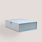 Emilia Ribbed Lounge PJ Set Powder Blue - Pure Apotheca