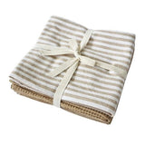 Essentials Oatmeal Stripe Teatowel 3pk - Pure Apotheca