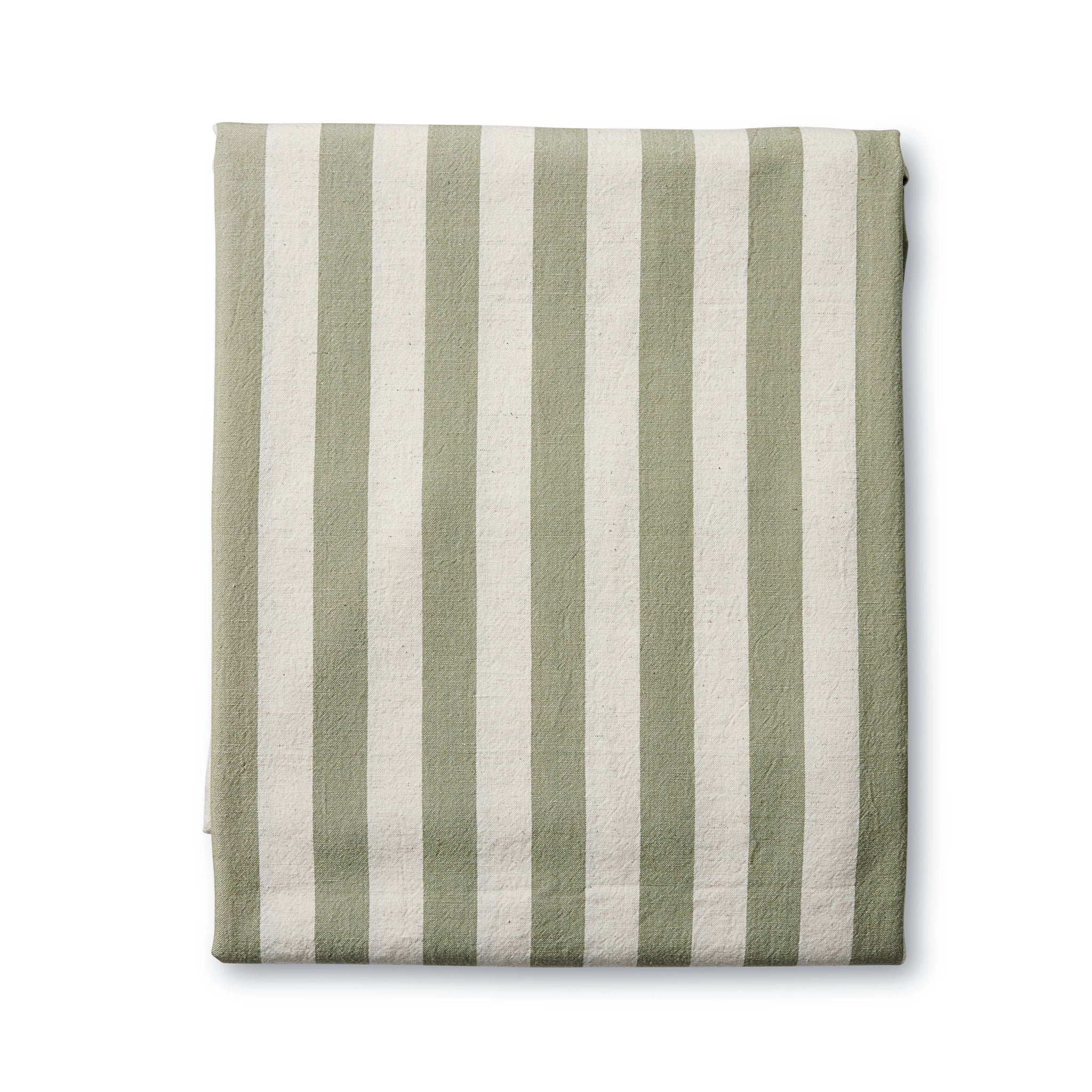 ESTELLE GREEN STRIPE TABLECLOTH 150X350CM - Pure Apotheca