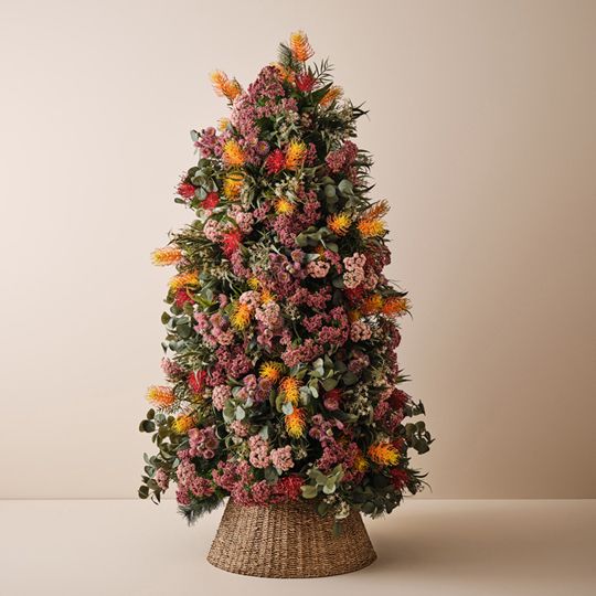 Eucalyptus Flowering Spray Light Pink 76cm - Pure Apotheca