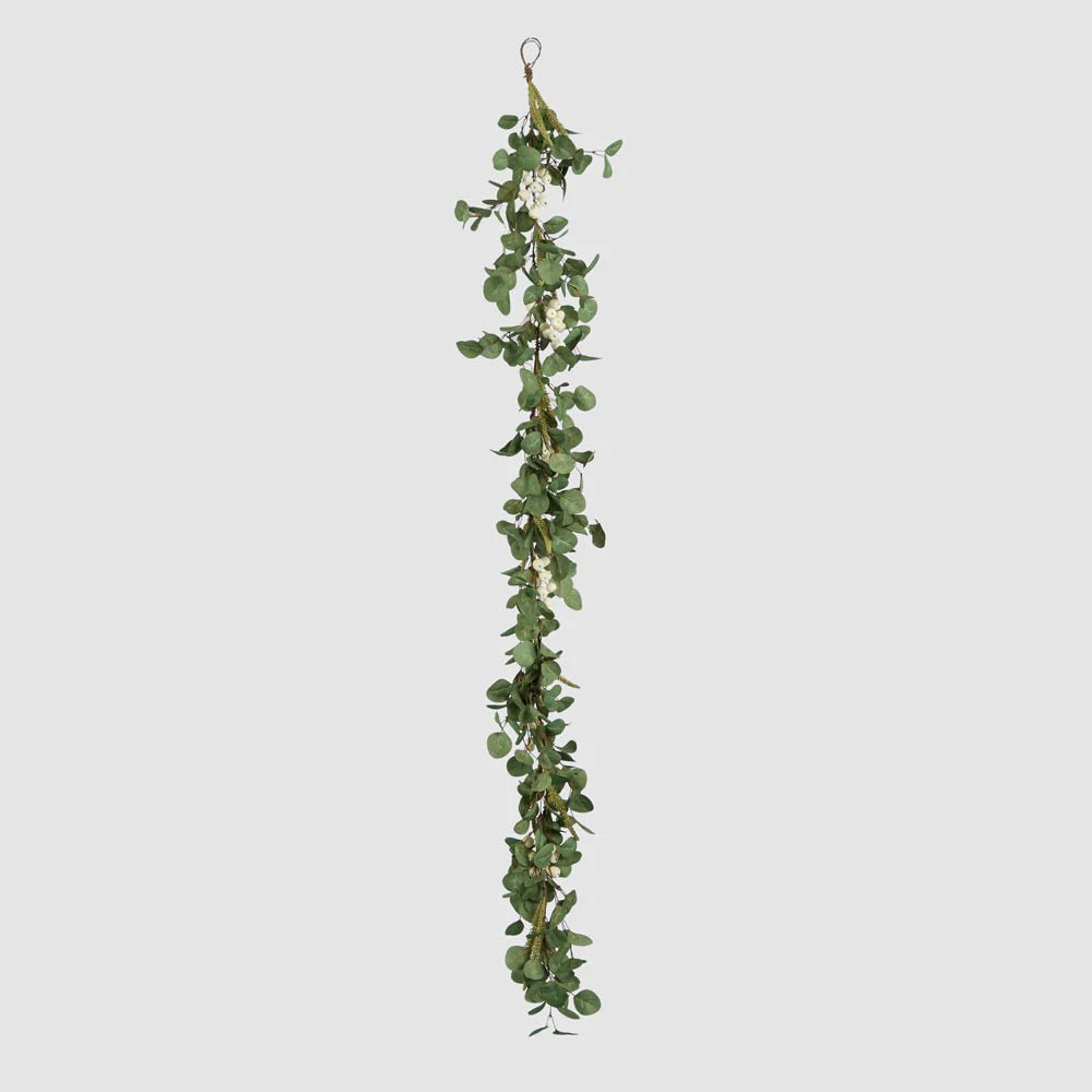 Eucalyptus White Berry Garland - Pure Apotheca