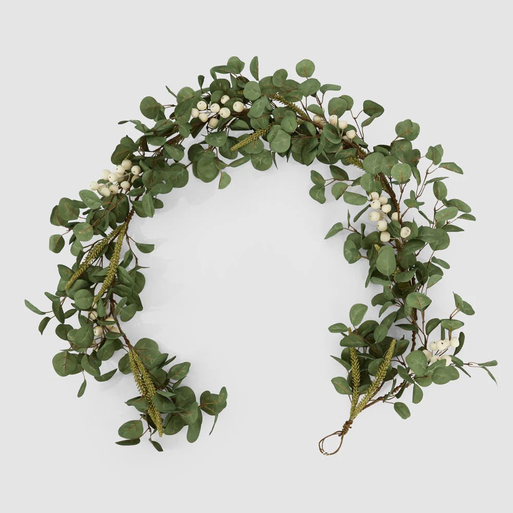 Eucalyptus White Berry Garland - Pure Apotheca