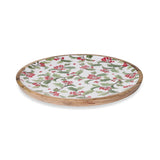 EVERGREEN ENAMEL ROUND PLATTER D45CM - Pure Apotheca