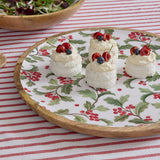 EVERGREEN ENAMEL ROUND PLATTER D45CM - Pure Apotheca