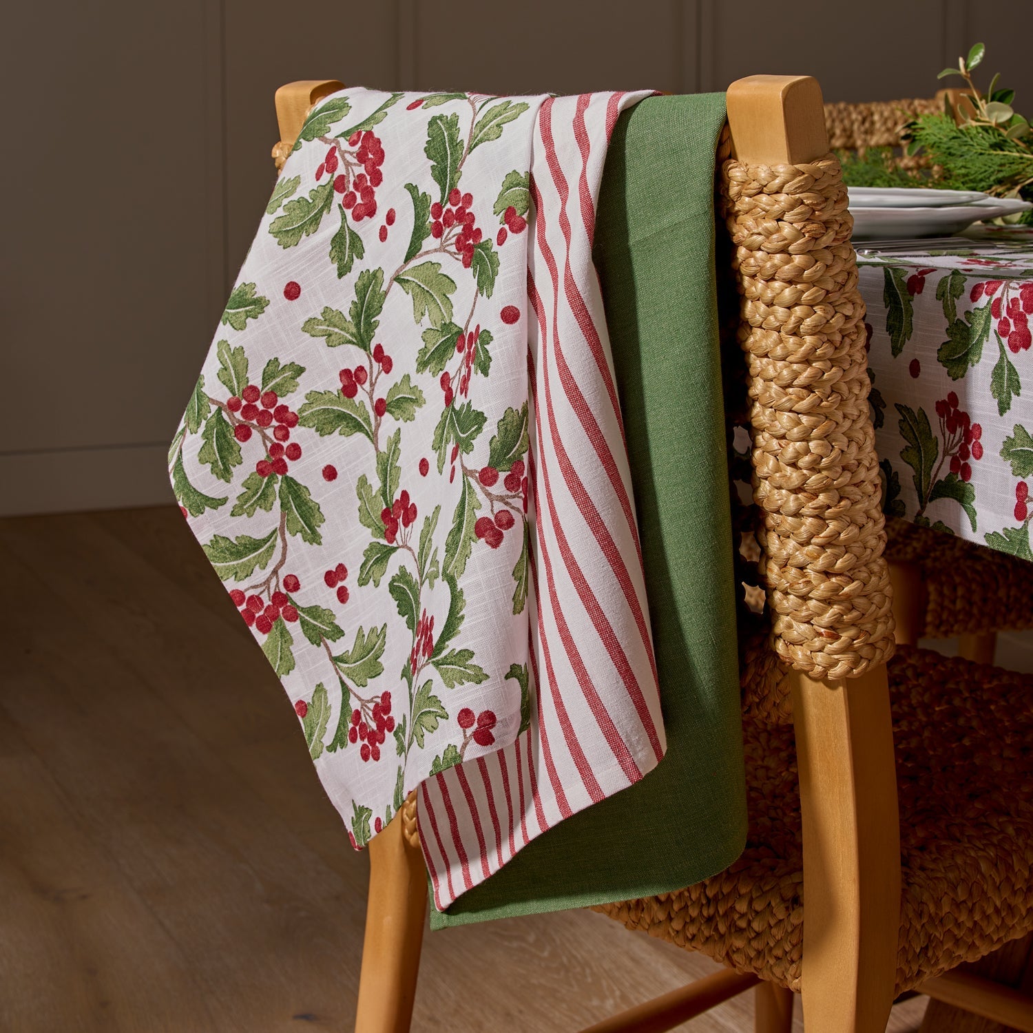 EVERGREEN TEATOWEL 3PK - Pure Apotheca