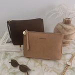 Everyday Pouch Suedette Chocolate - Pure Apotheca