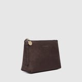 Everyday Pouch Suedette Chocolate - Pure Apotheca