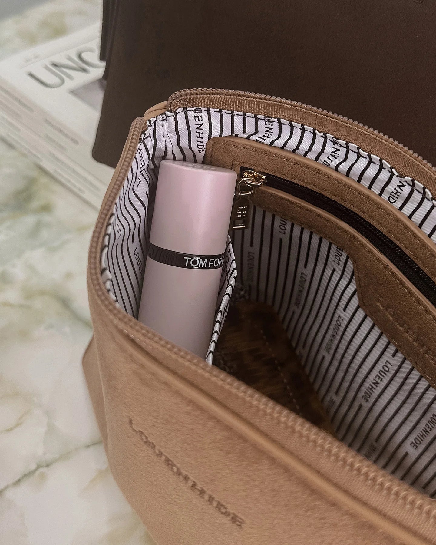 Everyday Pouch Suedette Honey - Pure Apotheca